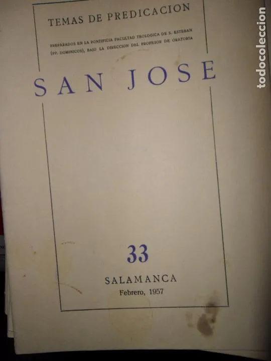 Temas de predicación 33, San José Temas de predicación 33, San José