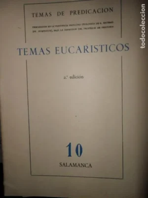 Temas de predicación 10, Temas eucarísticos