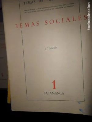 Temas de predicación 1, Temas sociales