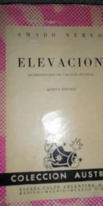 Elevación, amado nervo, ed. Austral