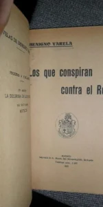 Los que conspiran contra el rey Los que conspiran contra el rey