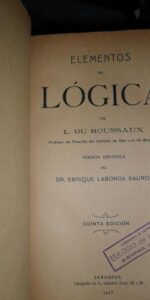 Elementos de lógica Elementos de lógica