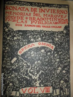 Sonata de Invierno, Memorias del marqués de Bradomin, Valle Inclán, ed. Rua Nueva