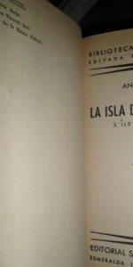 La isla de los pingüinos, ANatole France, ed. Sopena, primera edición, 1954 La isla de los pingüinos, ANatole France, ed. Sopena, primera edición, 1954