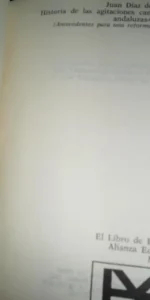 Historia de las agitaciones campesinas andaluzas, Córdoba, Díaz del Moral, ed. Alianza Historia de las agitaciones campesinas andaluzas, Córdoba, Díaz del Moral, ed. Alianza