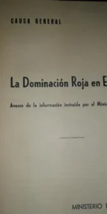La dominación roja en España, Causa general, ed. Ministerio de Cultura, 1943