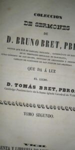 Colección de Sermones, Bruno Bret, Panegírico de los santos, tomo segundo, 1867
