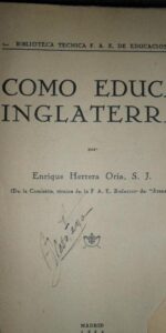 Como educa Inglaterra, Enrique Herrera Oria, 1932