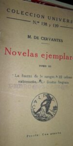 Novelas ejemplares, Miguel de Cervantes, tomo III, 1920
