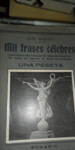 Mil frases célebres, José Bergua Mil frases célebres, José Bergua
