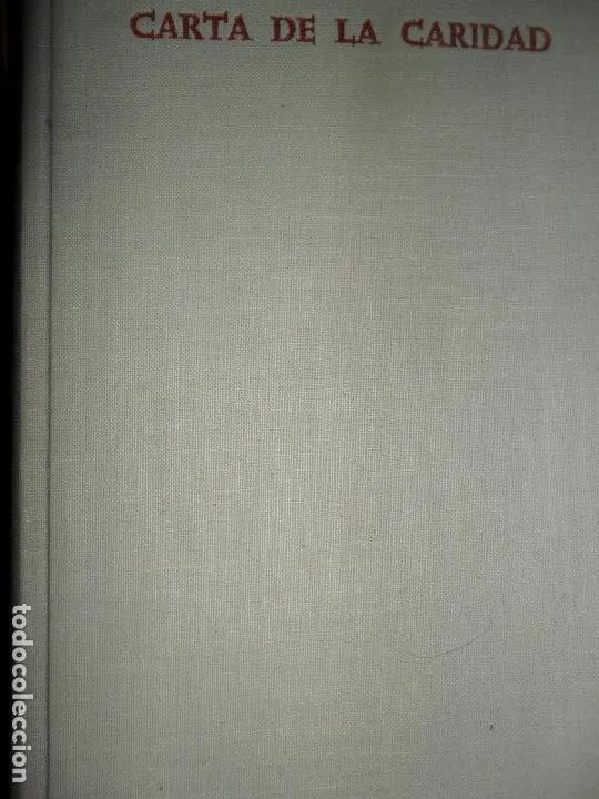 Carta de la caridad, José María Cabodevilla, ed. Biblioteca de Autores Cristianos Carta de la caridad, José María Cabodevilla, ed. Biblioteca de Autores Cristianos