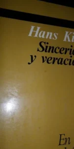Sinceridad y veracidad, En torno al futuro de la Iglesia, Hans Küng, ed. Herder