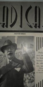 Radical, año 1, número 2, septiembre de 1933, muy rara