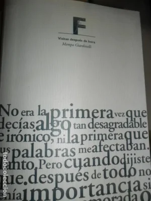Visitas después de hora, Mempo Giardinelli, ediciones B