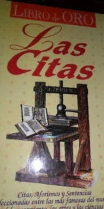 Libro de oro de las citas, ed. Añil Libro de oro de las citas, ed. Añil