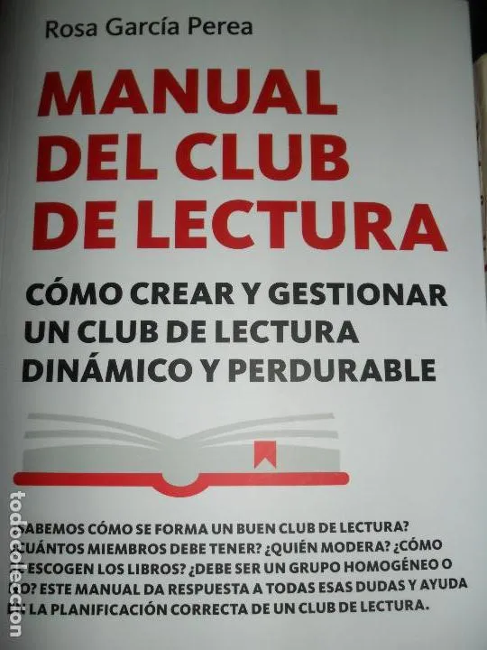 manual del club de lectura, Rosa García Perea, ed. Berenice manual del club de lectura, Rosa García Perea, ed. Berenice