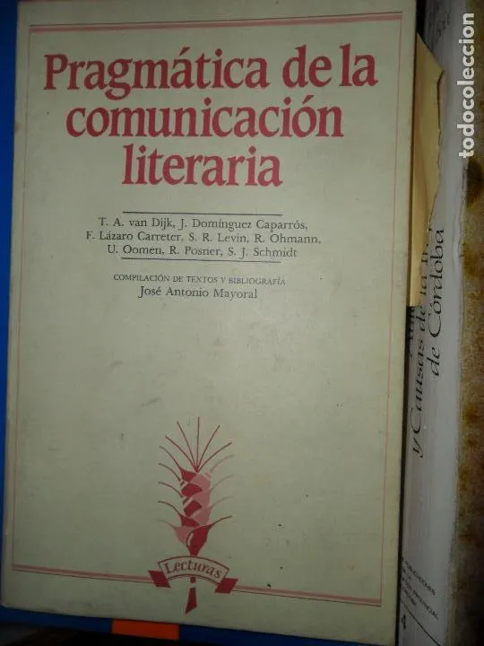 Pragmática de la Comunicación literaria Pragmática de la Comunicación literaria