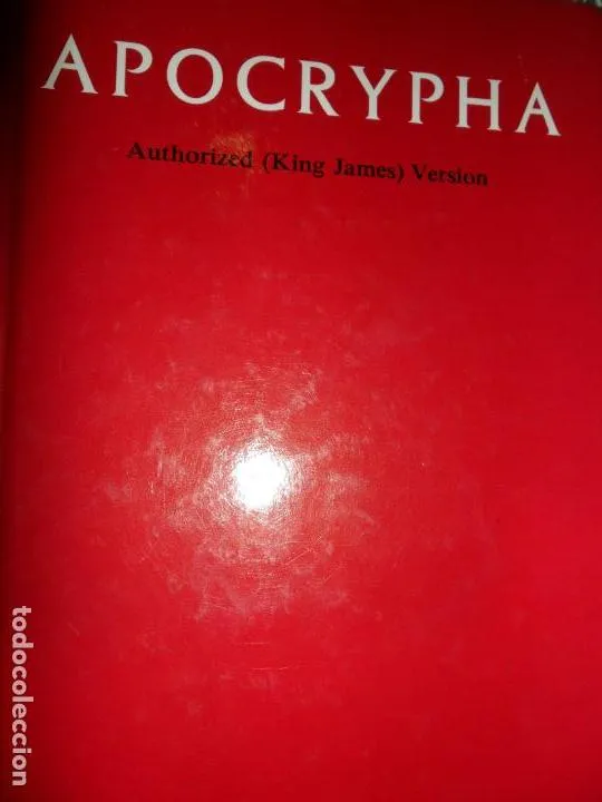 Apocrypha, Authorized (King James), version, ed. Cambridge University Press, en ingles Apocrypha, Authorized (King James), version, ed. Cambridge University Press, en ingles