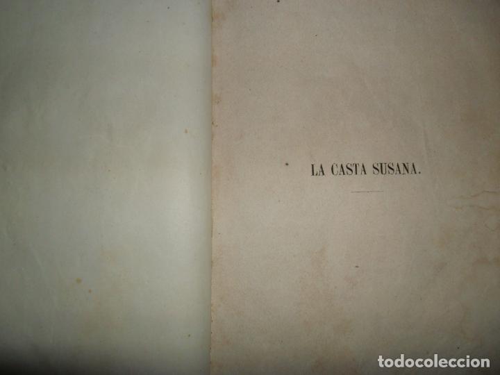 La casta Susana, Leyenda bíblica de Antonio de Padua, con láminas, primera edición, 18.. La casta Susana, Leyenda bíblica de Antonio de Padua, con láminas, primera edición, 18..
