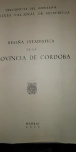 Reseña estadística de la provincia de Córdoba