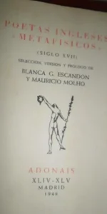 Poetas ingleses metafísiccos (siglo XVII), Adonais, XLIV-XLV, 1948