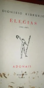 Elegías (1943-1945), Dionisio Ridruejo, Adonais, L, 1948