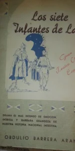 Los siete infantes de Lara, Obdulio Barrera Arango, 1951