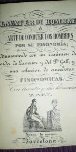 Lavater de hombres o arte de conocer los hombres por su fisonomía, 32 grabados a color, 1830 Lavater de hombres o arte de conocer los hombres por su fisonomía, 32 grabados a color, 1830