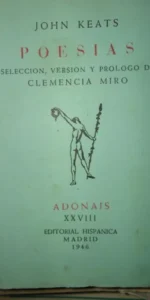 Poesías, John Keats, Adonais, XXVIII