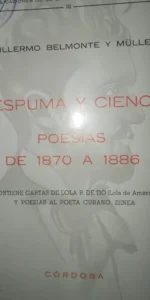 Espuma y cieno, Poesías de 1870 a 1886, Guillermo Belmonte y Müller, Córdoba