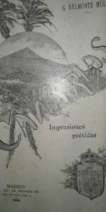 Impresiones poéticas, Canarias, Guillermo Belmonte Müller, Madrid, 1901