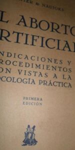 El aborto artificial, Winter y Naujoks, ed. Javier Morata, 1933