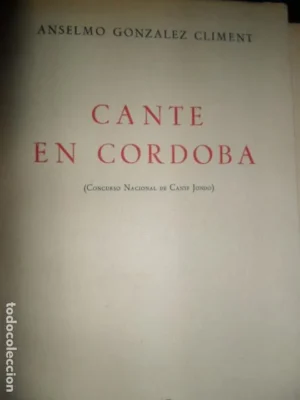 Cante en Córdoba, Anselmo González Climent, Madrid, 1957