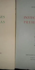 Investigaciones prehistóricas, Jesús Carvallo, ed. Diputación de Santander, 2 tomos Investigaciones prehistóricas, Jesús Carvallo, ed. Diputación de Santander, 2 tomos
