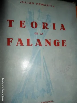 Teoría de la falange, Julian Pemartín, editora nacional, 1942