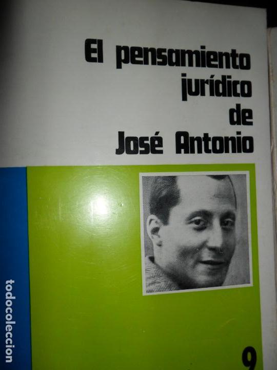 El pensamiento jurídico José Antonio, El pensamiento jurídico José Antonio,