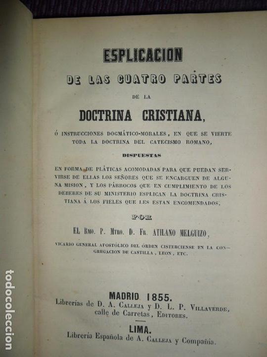Explicación de las cuatro partes de la doctrina cristiana ó Instrucciones…, Atilano Melguizo, 1855 Explicación de las cuatro partes de la doctrina cristiana ó Instrucciones…, Atilano Melguizo, 1855