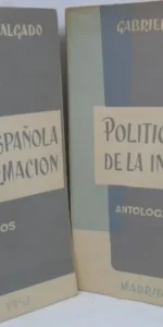 Política española de la información, Gabriel Arias-Salgado, 2 tomos, 1958