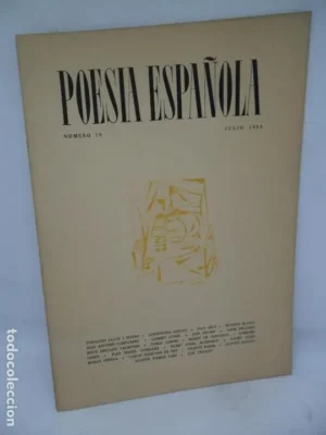 Revista Poesía Española, VVAA, número 19, Julio 1953