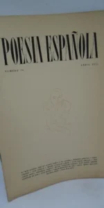 Revista Poesía Española, VVAA, número 16, Abril 1953