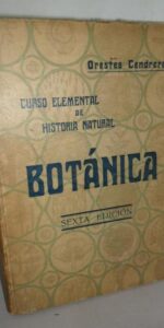 Botánica, Orestes Cendrero, Santander, 1932 Botánica, Orestes Cendrero, Santander, 1932
