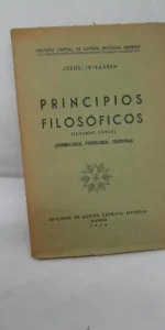 Principios filosóficos, Jesús Iribarren, segundo curso, ed. Acción Católica, 1946