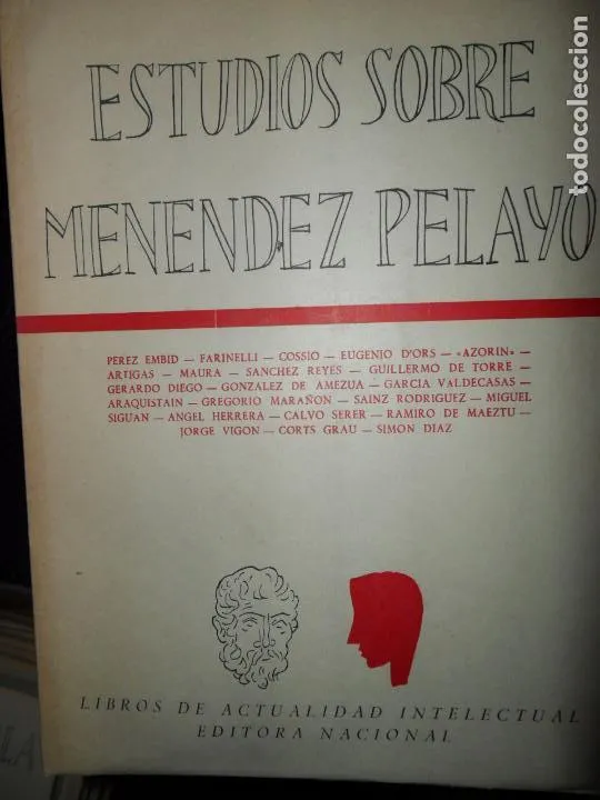 Estudios sobre Menéndez Pelayo, VVAA, ed. Editora Nacional Estudios sobre Menéndez Pelayo, VVAA, ed. Editora Nacional