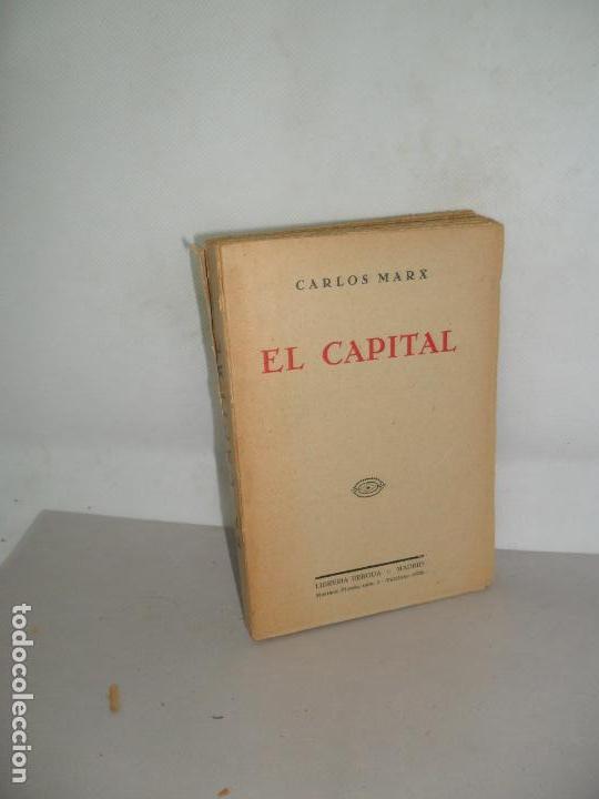 El capital, Carlos Marx, ed. Librería Bergua, versión de Juan España, s/f, muy raro El capital, Carlos Marx, ed. Librería Bergua, versión de Juan España, s/f, muy raro