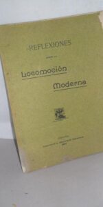 Reflexiones sobre la locomoción moderna, R. Pavón, Córdoba, 1907