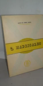 Madrigales, Adolfo de Torres García, dedicado por el autor, Pozoblanco, 1964