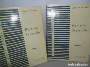 Partida segunda, 2 tomos, Alfonso X el Sabio, ed. Publicaciones Españolas