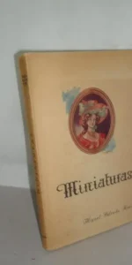 Miniaturas, Miguel Salcedo Hierro, 1ª edición, 1948, dedicado por el autor