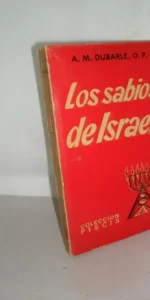 Los sabios de Israel, A.M. Dubarle, ed. Escelicer