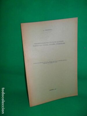 Procesos constructivos en algunos puntos del litoral español (tómbolos), J. Carandell, 1921